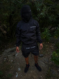 “White on Black” Windbreaker Set