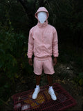 “White on Pink” Windbreaker Set