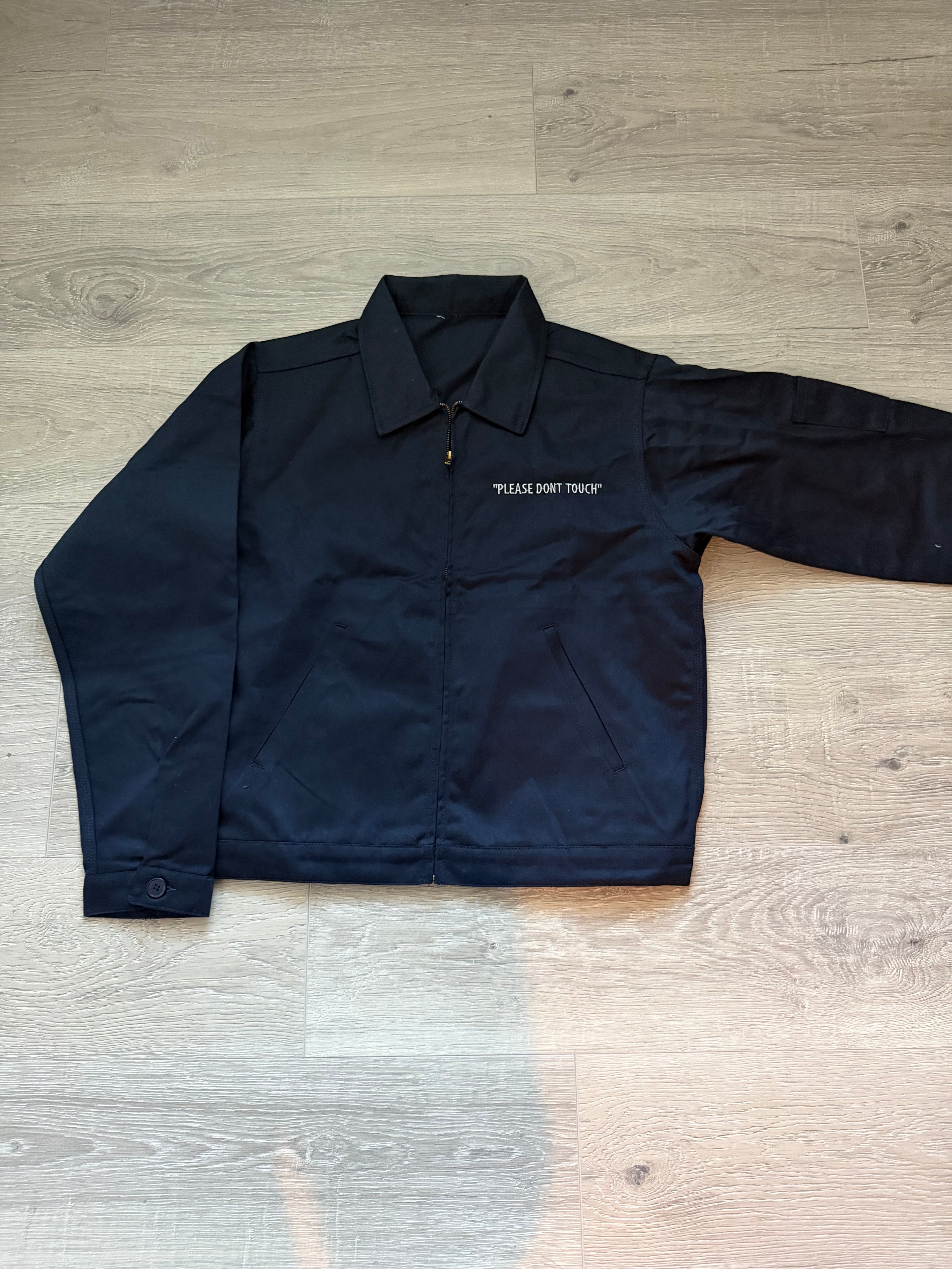 “White on Blue” Dickie Style Jacket
