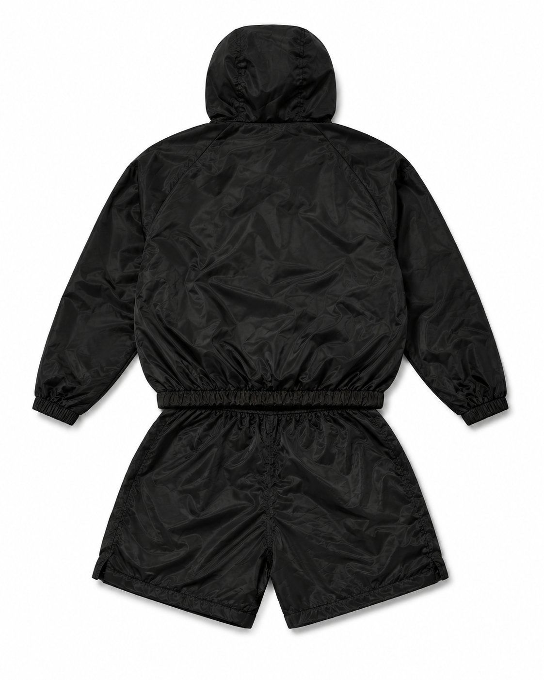“White on Black” Windbreaker Set