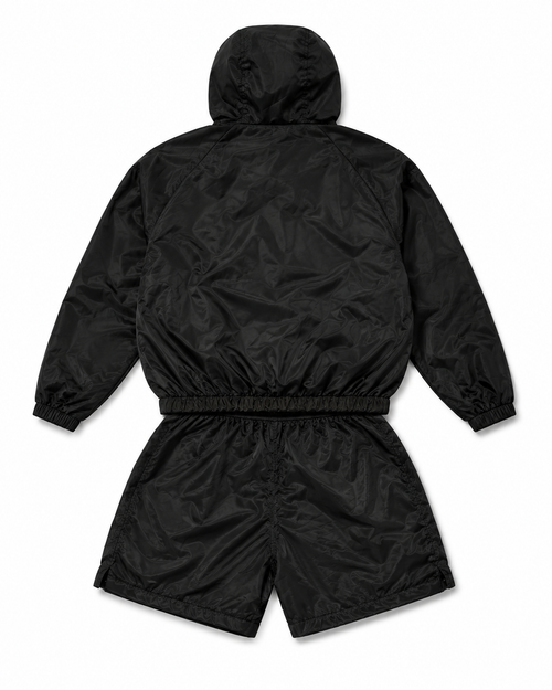 “White on Black” Windbreaker Set