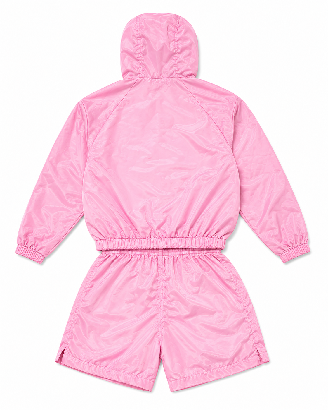 “White on Pink” Windbreaker Set
