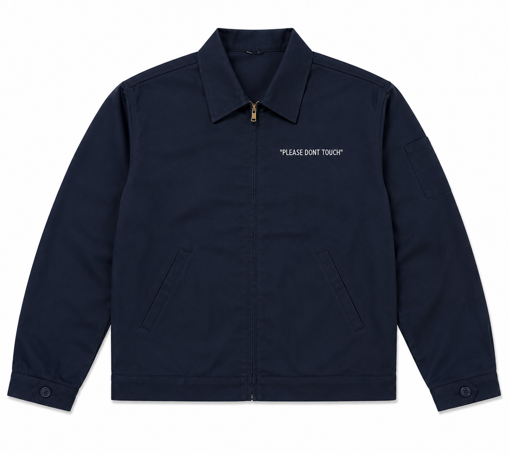 “White on Blue” Dickie Style Jacket