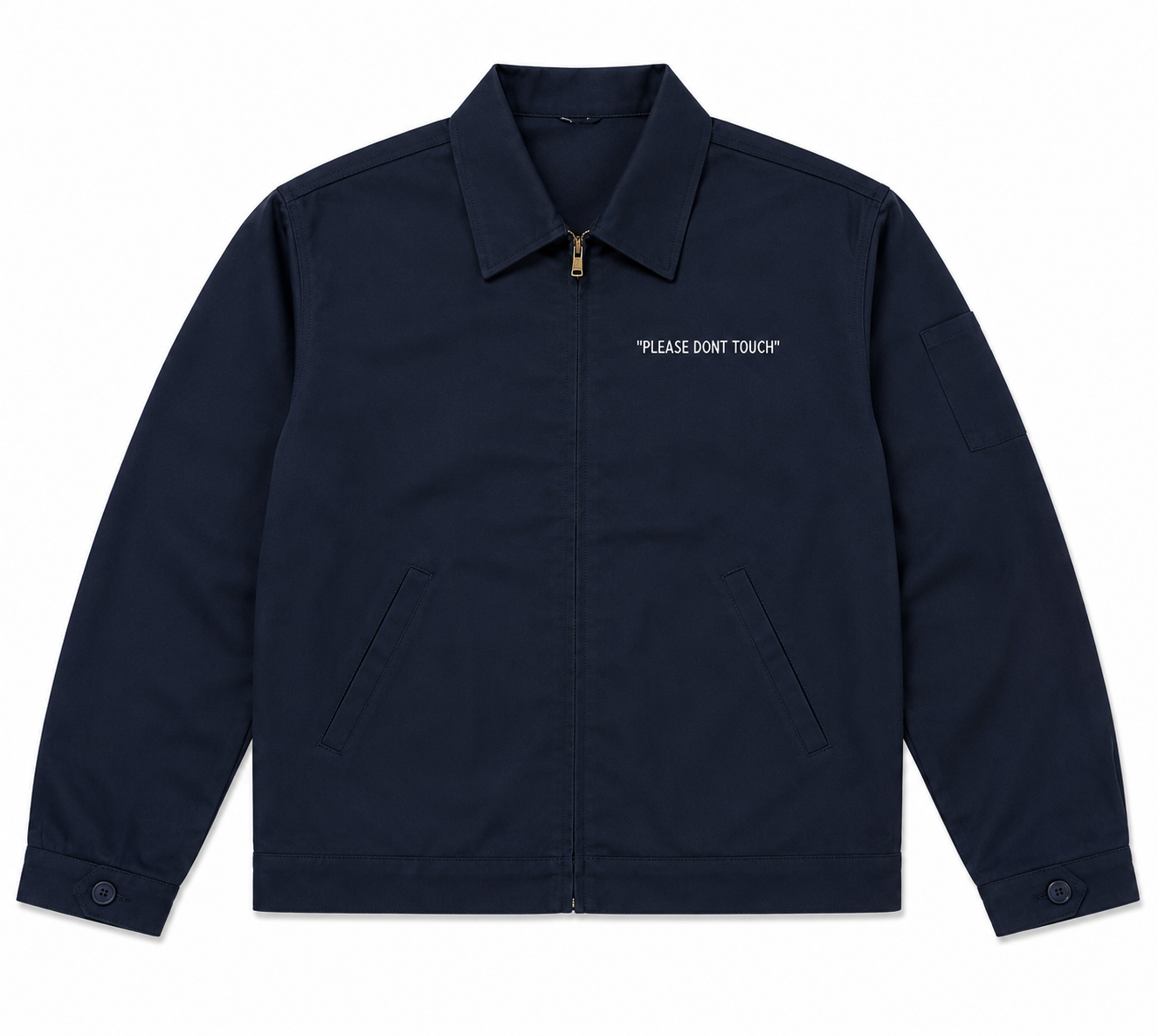 “White on Blue” Dickie Style Jacket